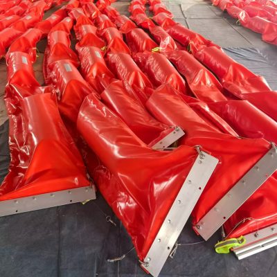 pvc oilspill boom(7) Solid Float PVC Oil Boom